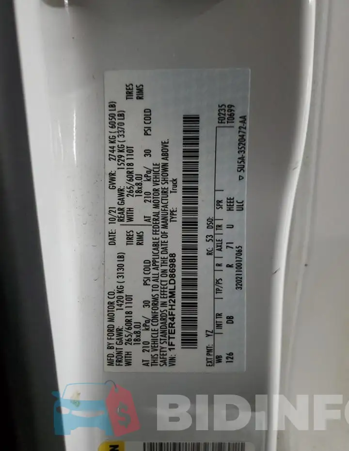 1FTER4FH2MLD86988 Photo# 12