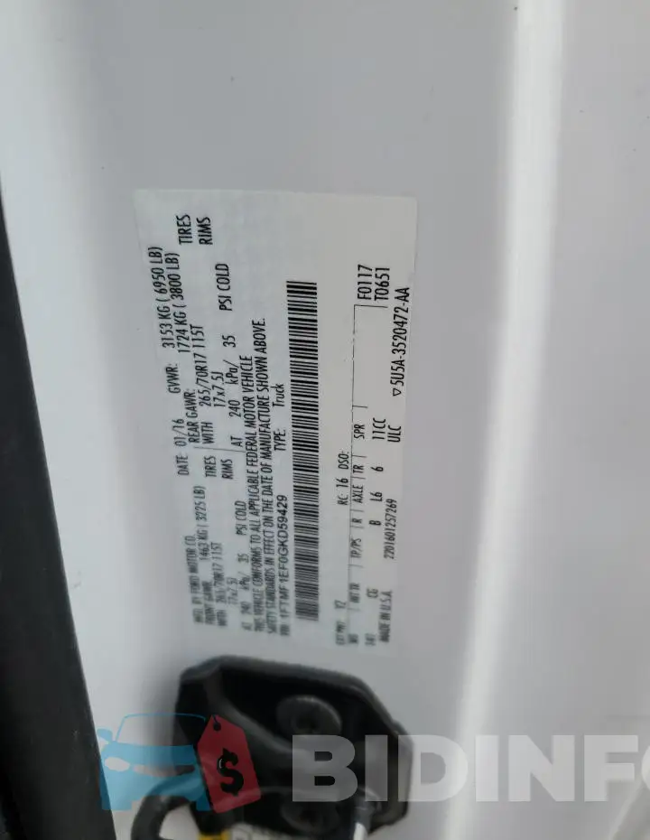 1FTMF1EF0GKD59429 Photo# 12