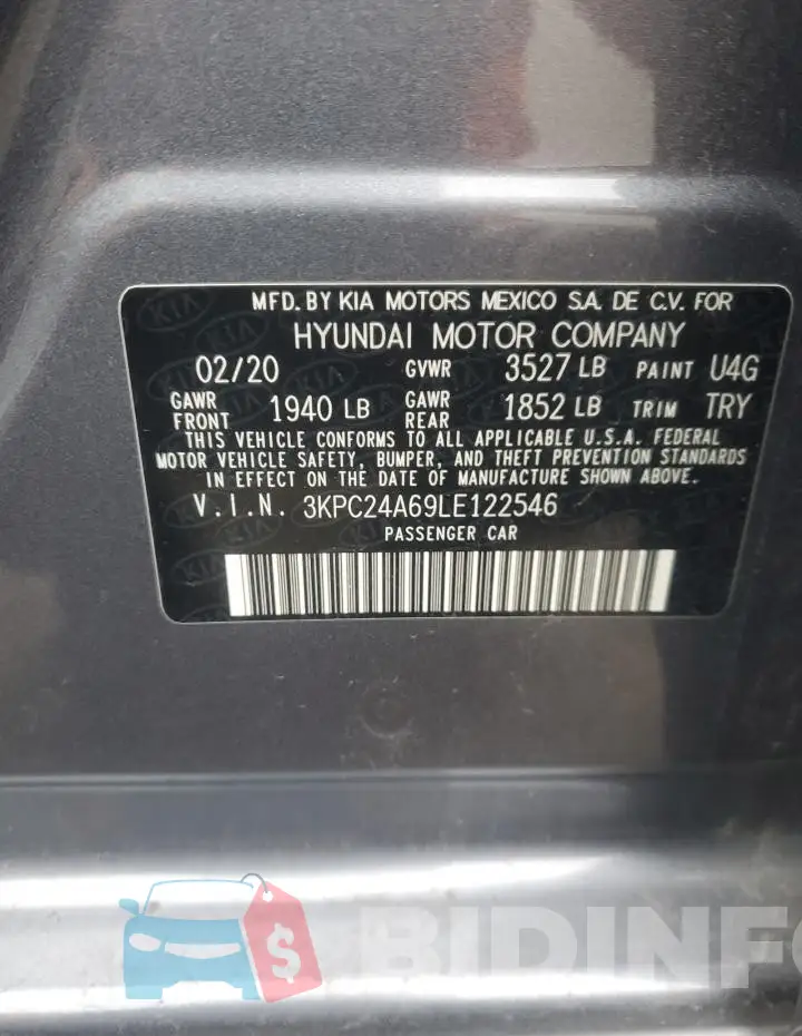 3KPC24A69LE122546 Photo# 13