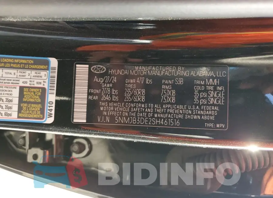 5NMJB3DE2SH461516 Photo# 14