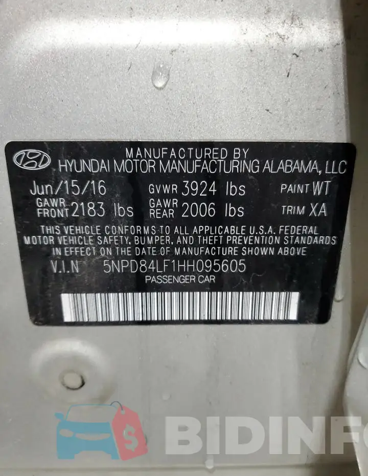 5NPD84LF1HH095605 Photo# 12