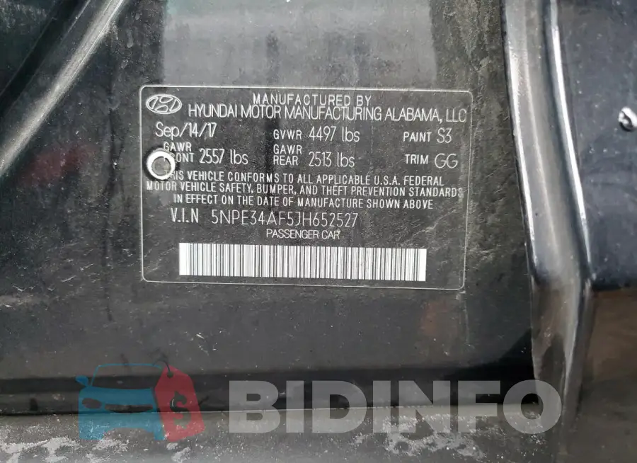 5NPE34AF5JH652527 Photo# 12