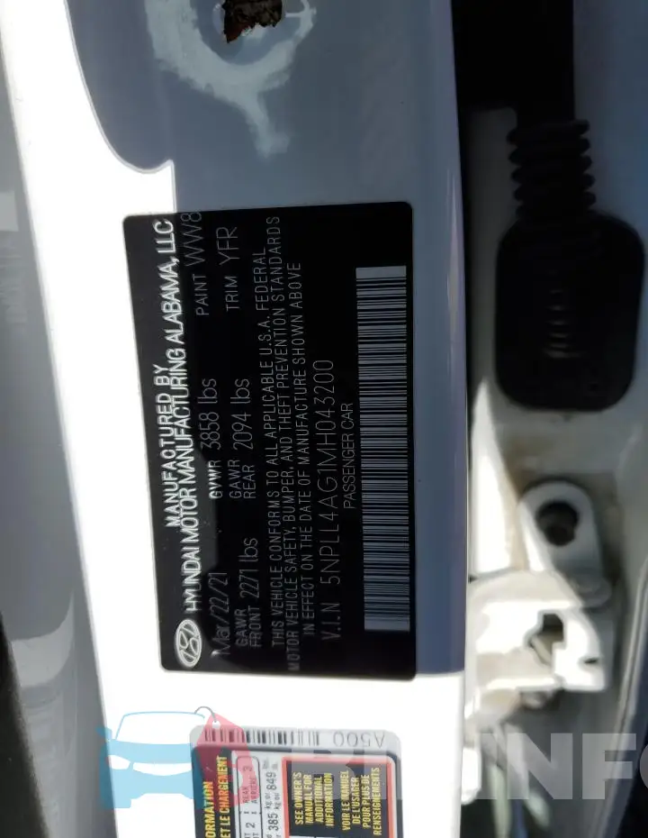 5NPLL4AG1MH043200 Photo# 12