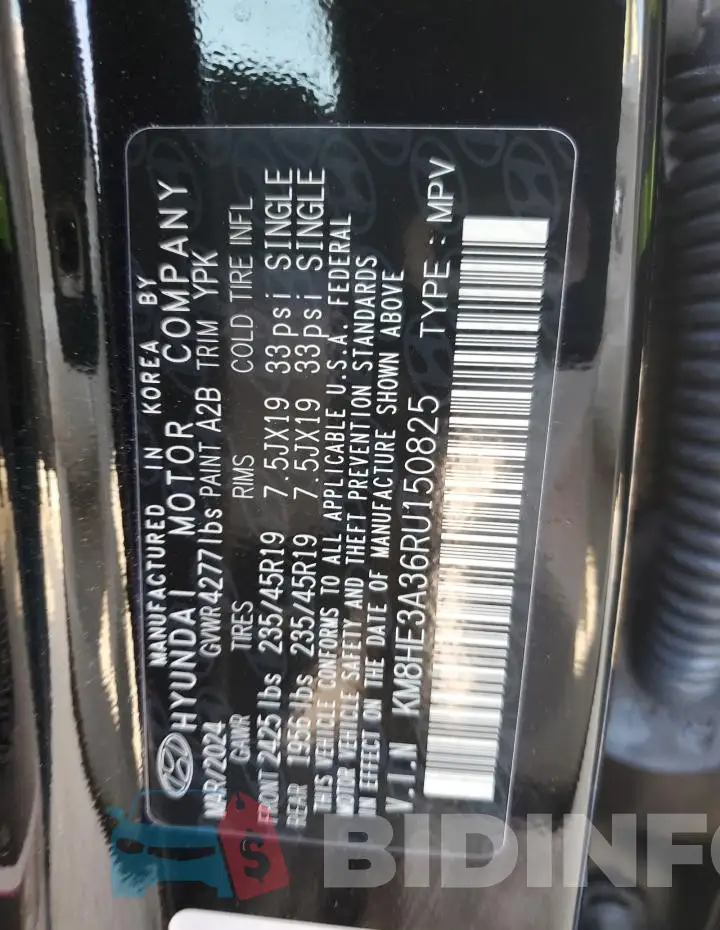 KM8HE3A36RU150825 Photo# 13