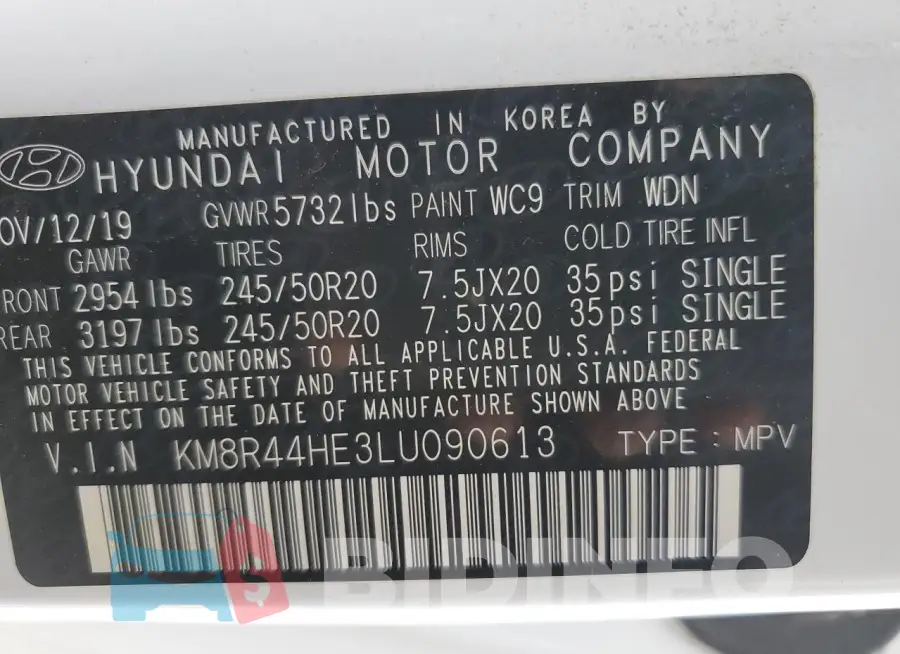 KM8R44HE3LU090613 Photo# 14