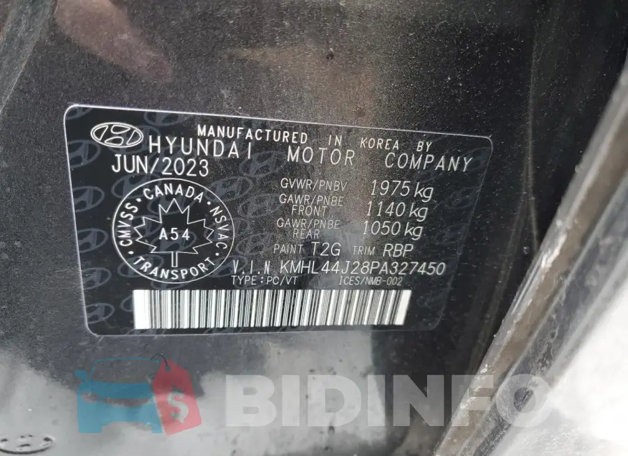 KMHL44J28PA327450 Photo# 13