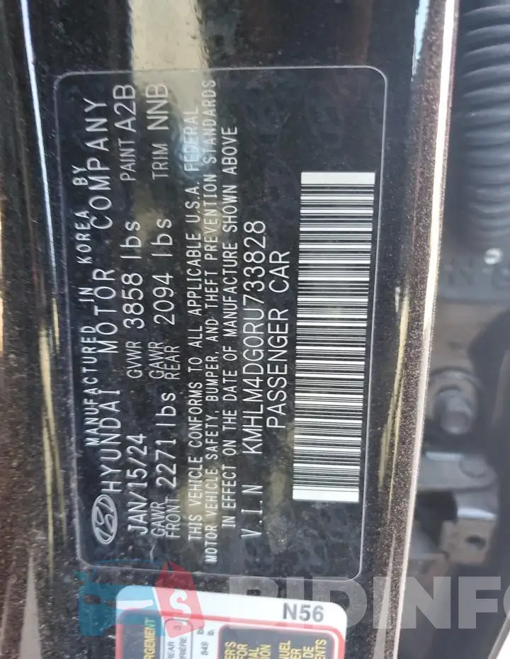 KMHLM4DG0RU733828 Photo# 12