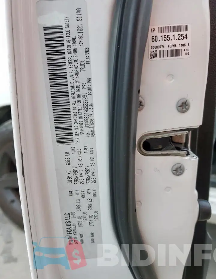 1C6RR6GT0GS227291 Photo# 12