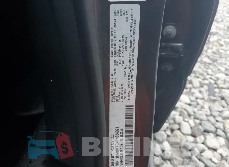 1C6RRFFG4PN684091 Photo# 13