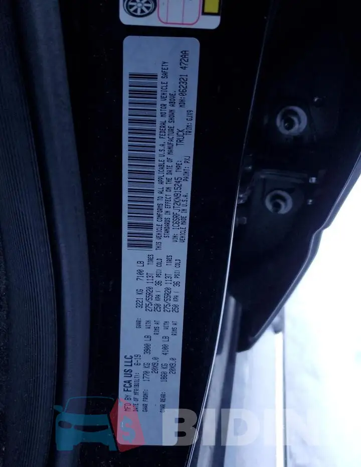 1C6SRFJT2KN915245 Photo# 12