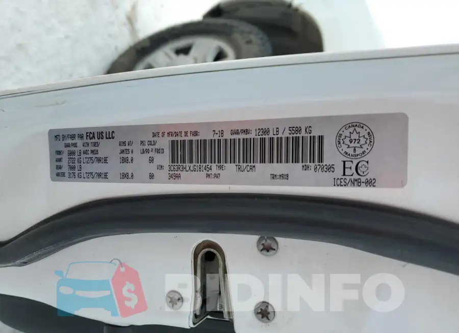 3C63R3HLXJG181454 Photo# 12