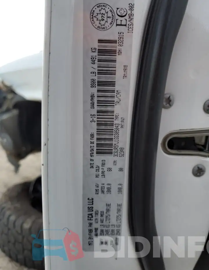 3C6UR5MJ1GG305043 Photo# 12