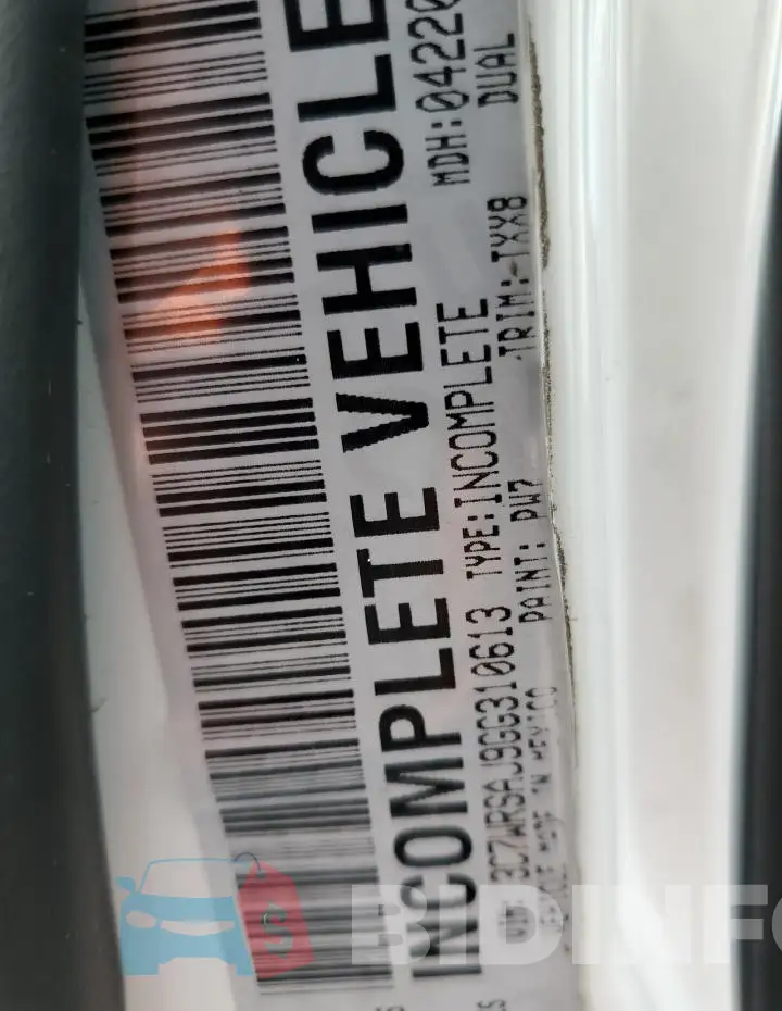 3C7WRSAJ9GG310613 Photo# 12