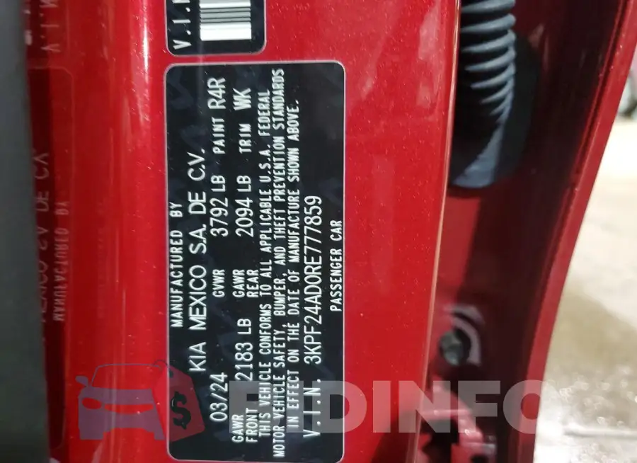 3KPF24AD0RE777859 Photo# 12