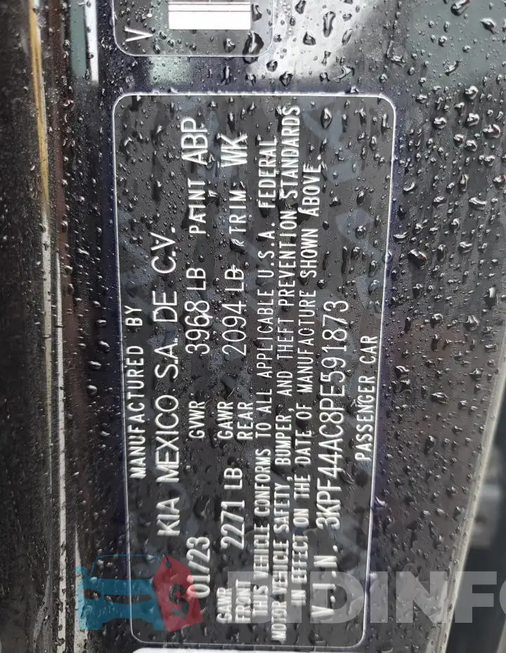 3KPF44AC8PE591873 Photo# 12