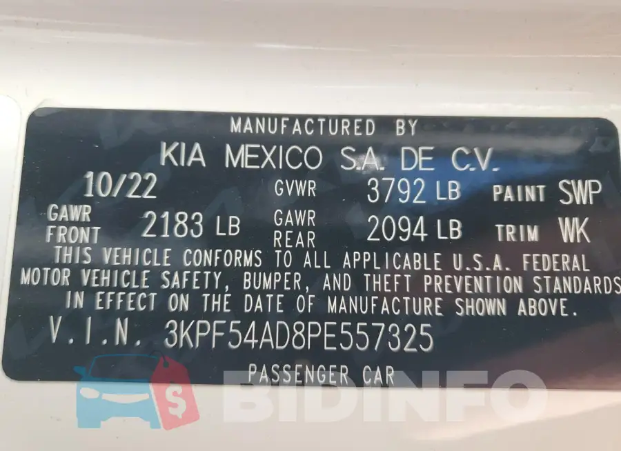 3KPF54AD8PE557325 Photo# 12