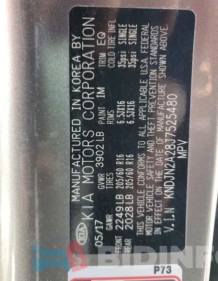 KNDJN2A28J7525480 Photo# 12