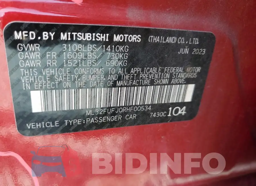 ML32FUFJ0RHF00534 Photo# 13