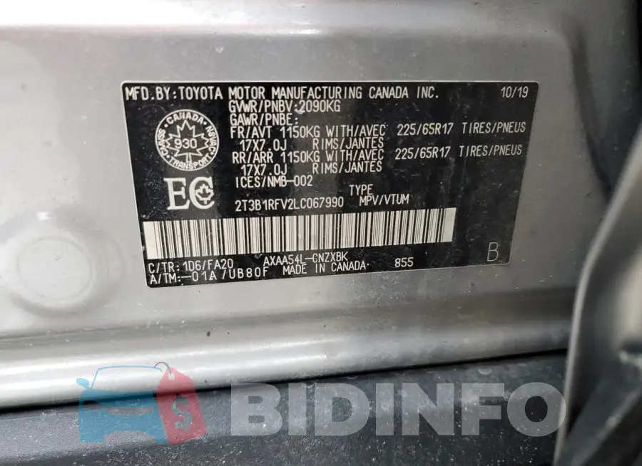 2T3B1RFV2LC067990 Photo# 13