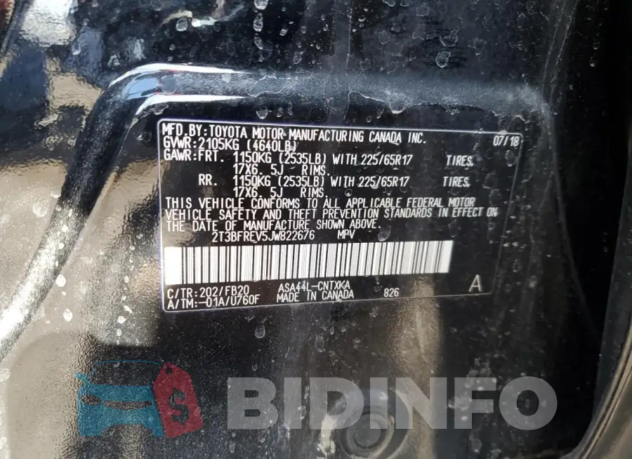 2T3BFREV5JW822676 Photo# 12