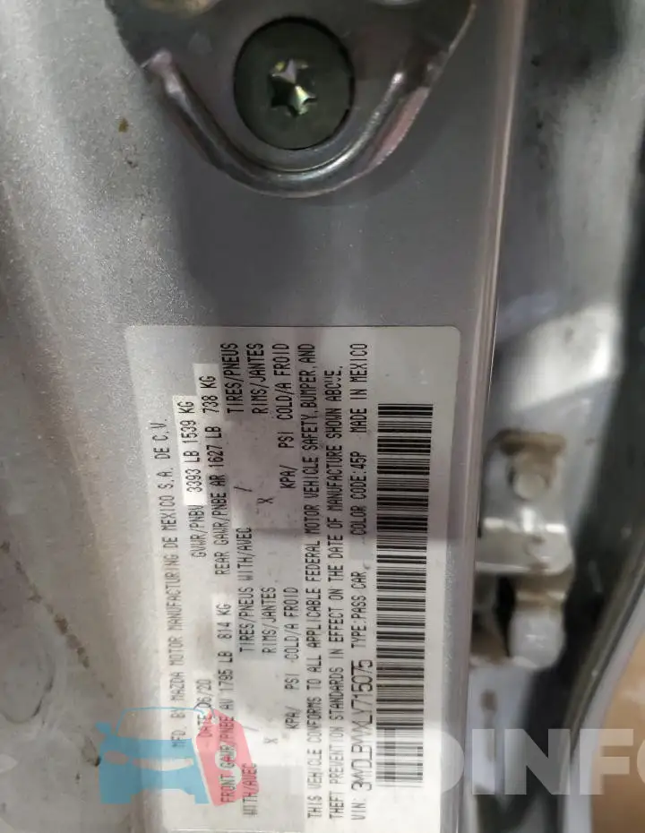3MYDLBYVXLY715075 Photo# 12