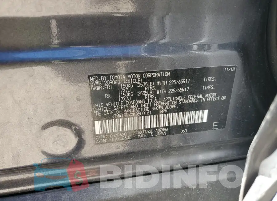 JTMW1RFVXKD500161 Photo# 12