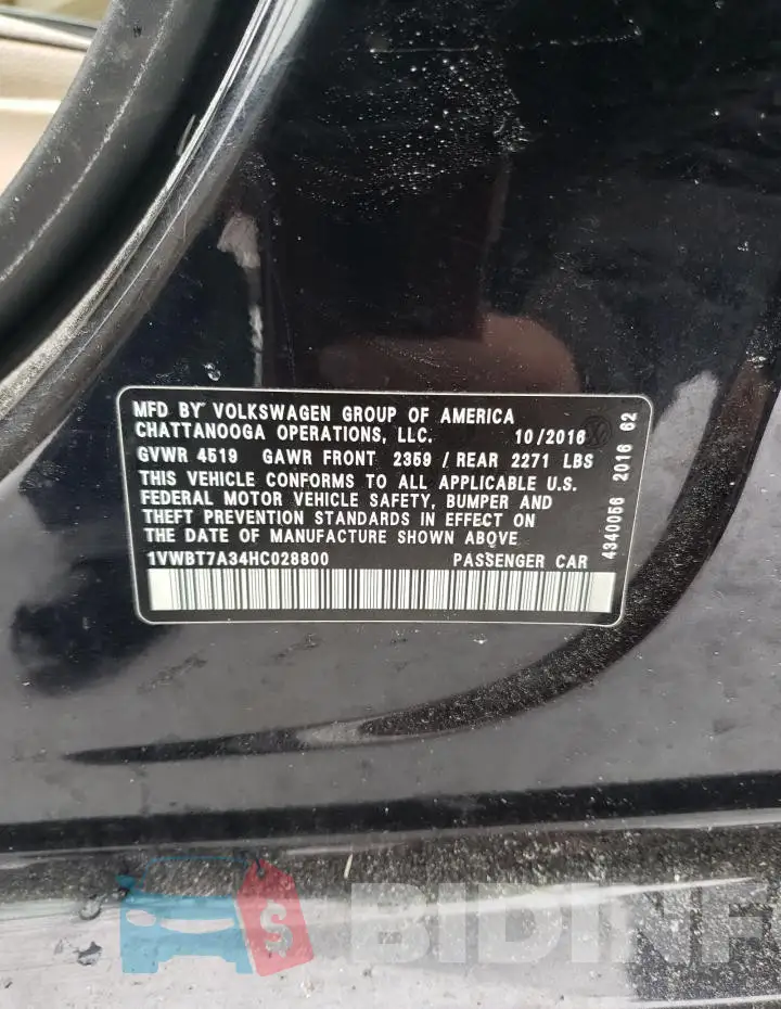 1VWBT7A34HC028800 Photo# 12