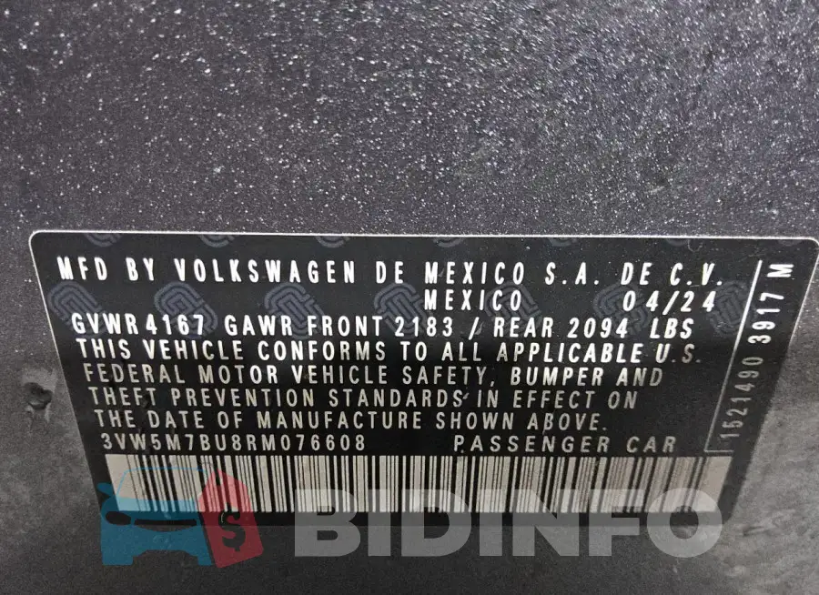 3VW5M7BU8RM076608 Photo# 12