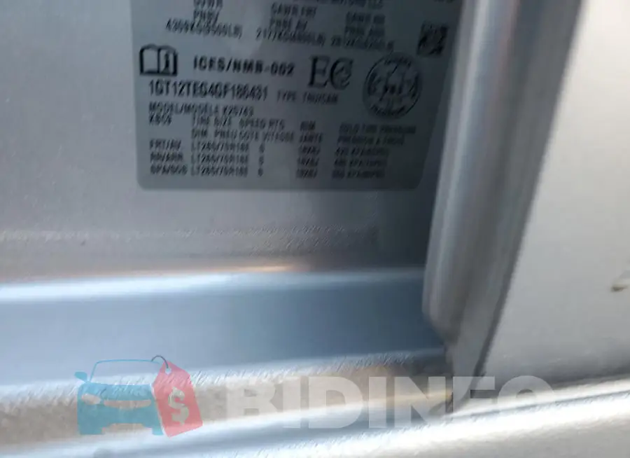 1GT12TEG4GF186431 Photo# 12