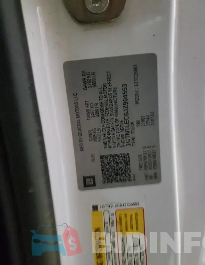 1GTN1LEC6JZ904553 Photo# 12