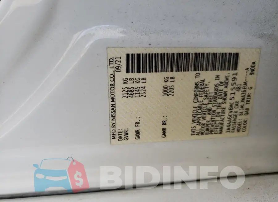 1N4AA6CV6MC515591 Photo# 12