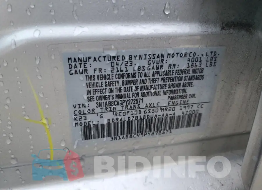3N1AB8CV9PY272571 Photo# 12