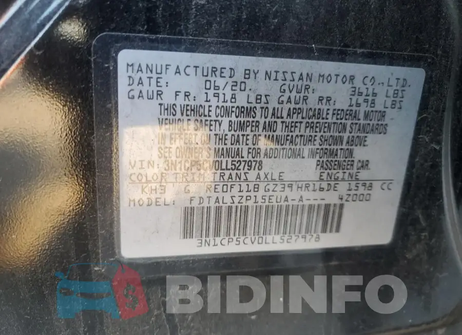 3N1CP5CV0LL527978 Photo# 13
