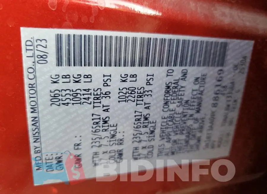 5N1BT3AA0PC886169 Photo# 14