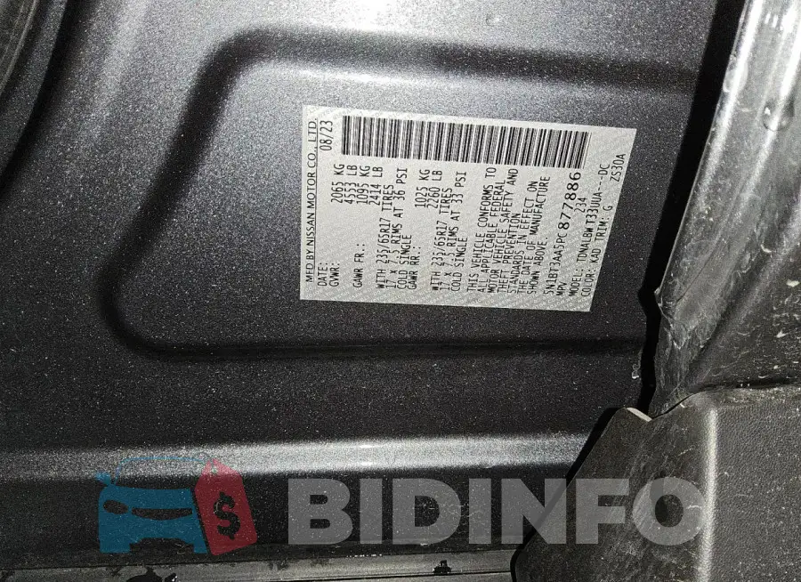 5N1BT3AA5PC877886 Photo# 13