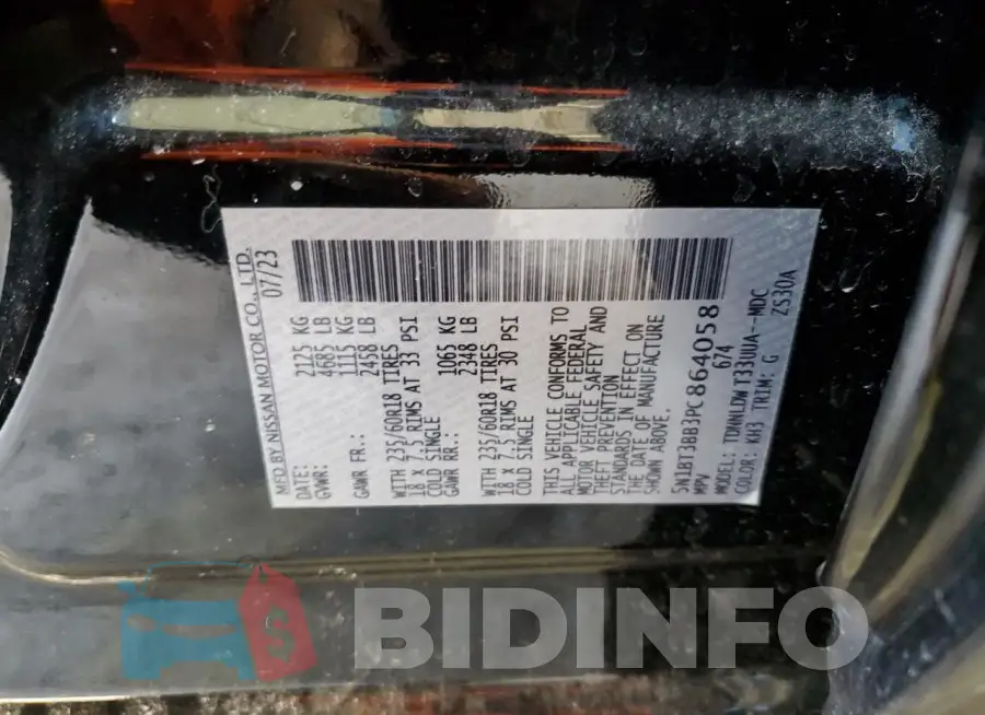 5N1BT3BB3PC864058 Photo# 14