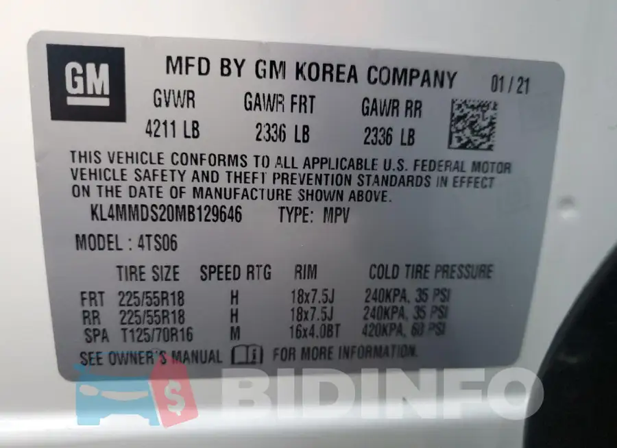 KL4MMDS20MB129646 Photo# 13