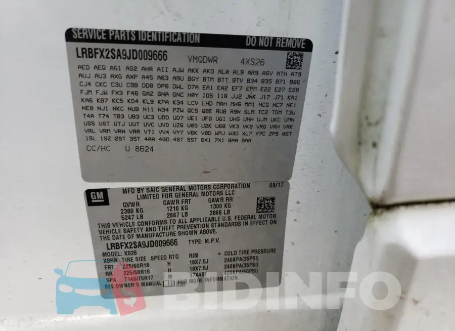 LRBFX2SA9JD009666 Photo# 13