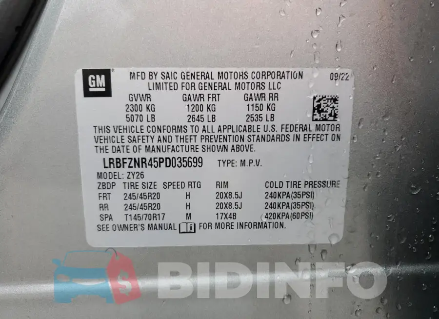 LRBFZNR45PD035699 Photo# 13