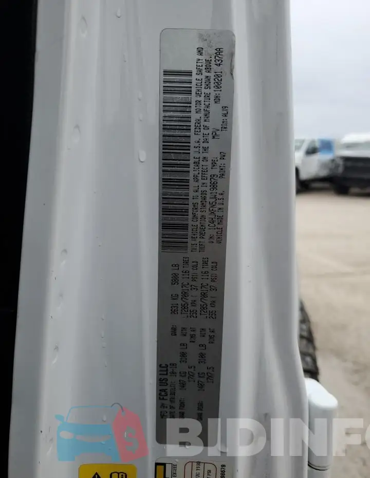 1C4HJXFN5JW198679 Photo# 12