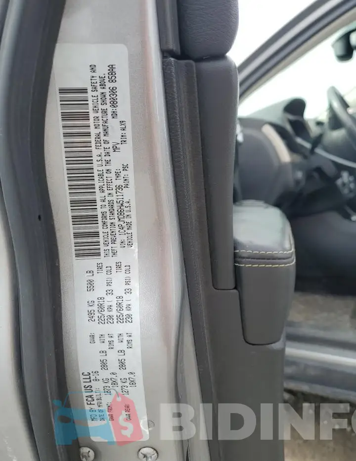 1C4PJMDB6HW511736 Photo# 13