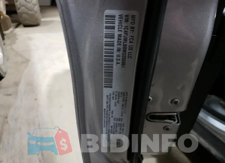 1C4PJMLB8MD206861 Photo# 13