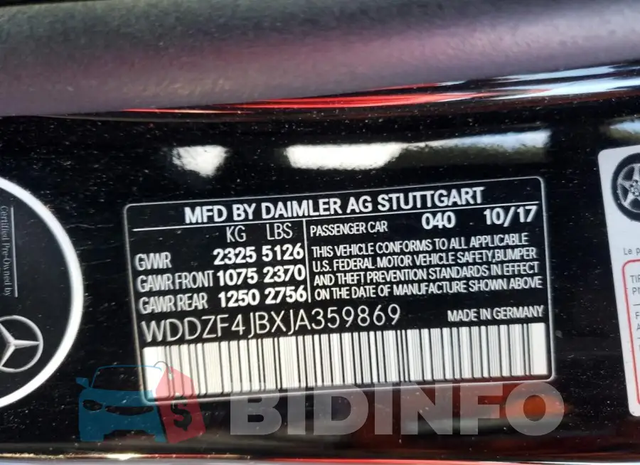 WDDZF4JBXJA359869 Photo# 13