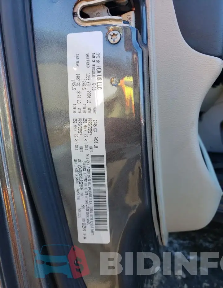 2C4RDGCGXJR325632 Photo# 13