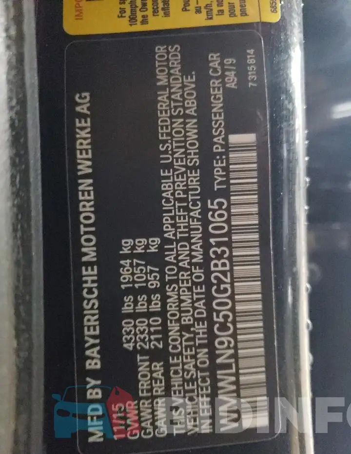 WMWLN9C50G2B31065 Photo# 12