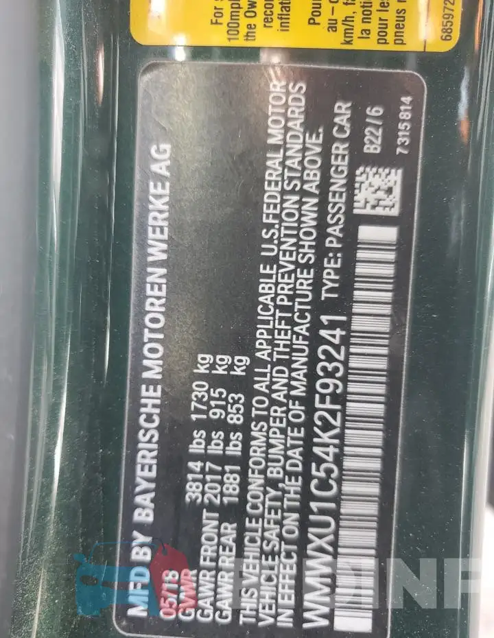 WMWXU1C54K2F93241 Photo# 13