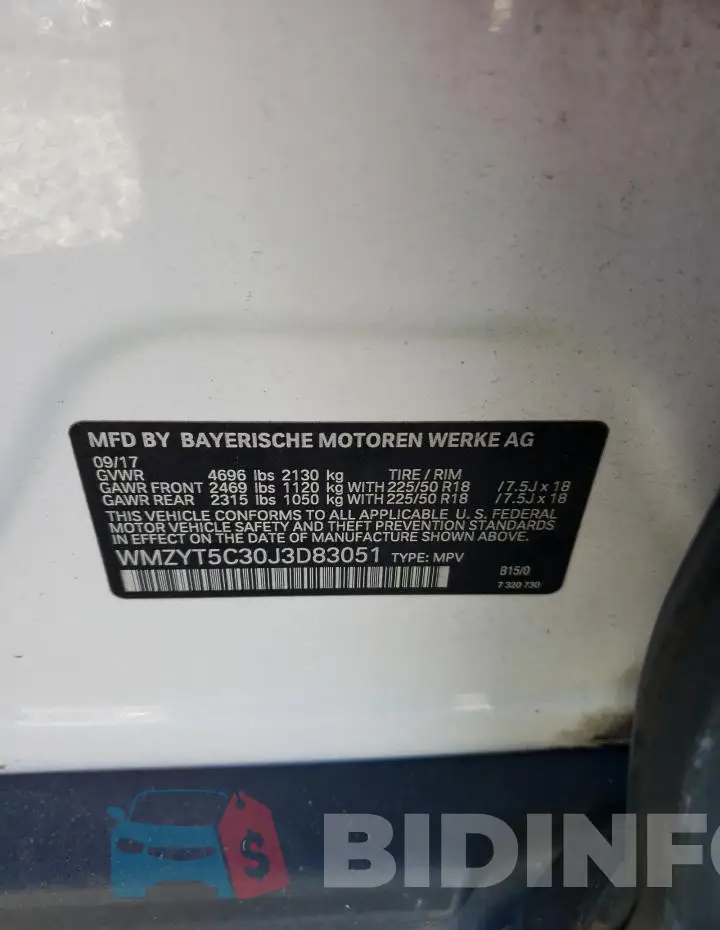 WMZYT5C30J3D83051 Photo# 13