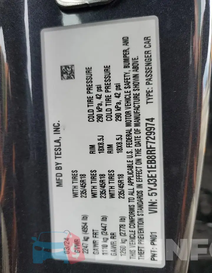 5YJ3E1EB8RF729974 Photo# 12