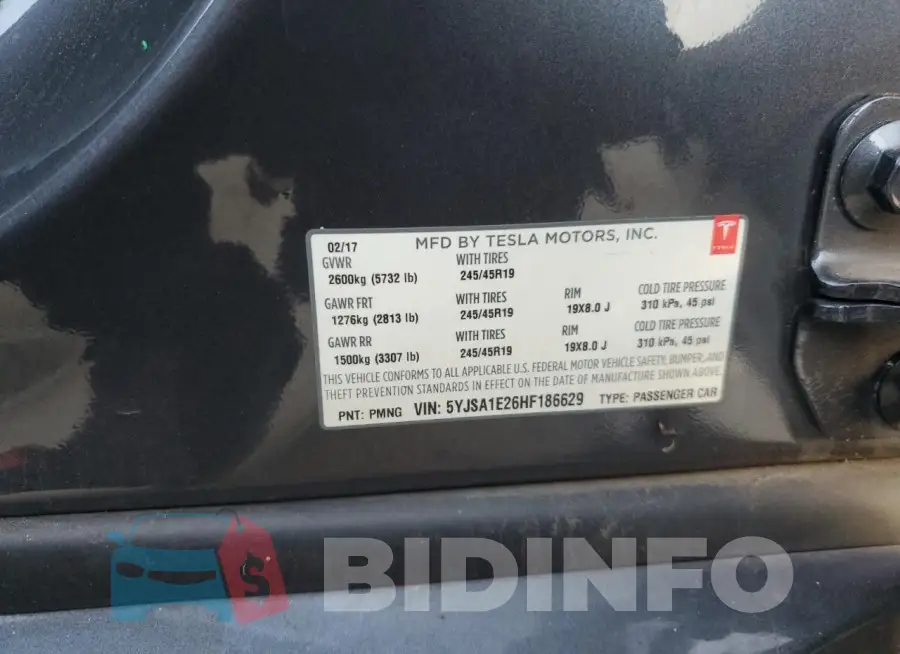 5YJSA1E26HF186629 Photo# 12