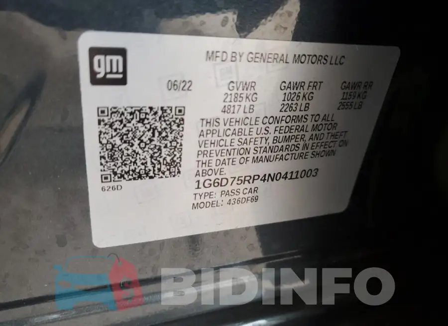 1G6D75RP4N0411003 Photo# 12